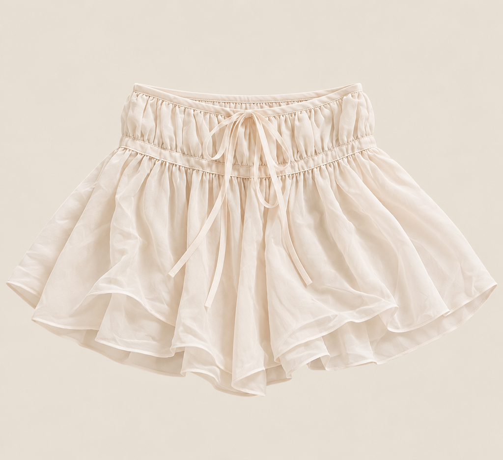 Bali Ivory Flow Skort