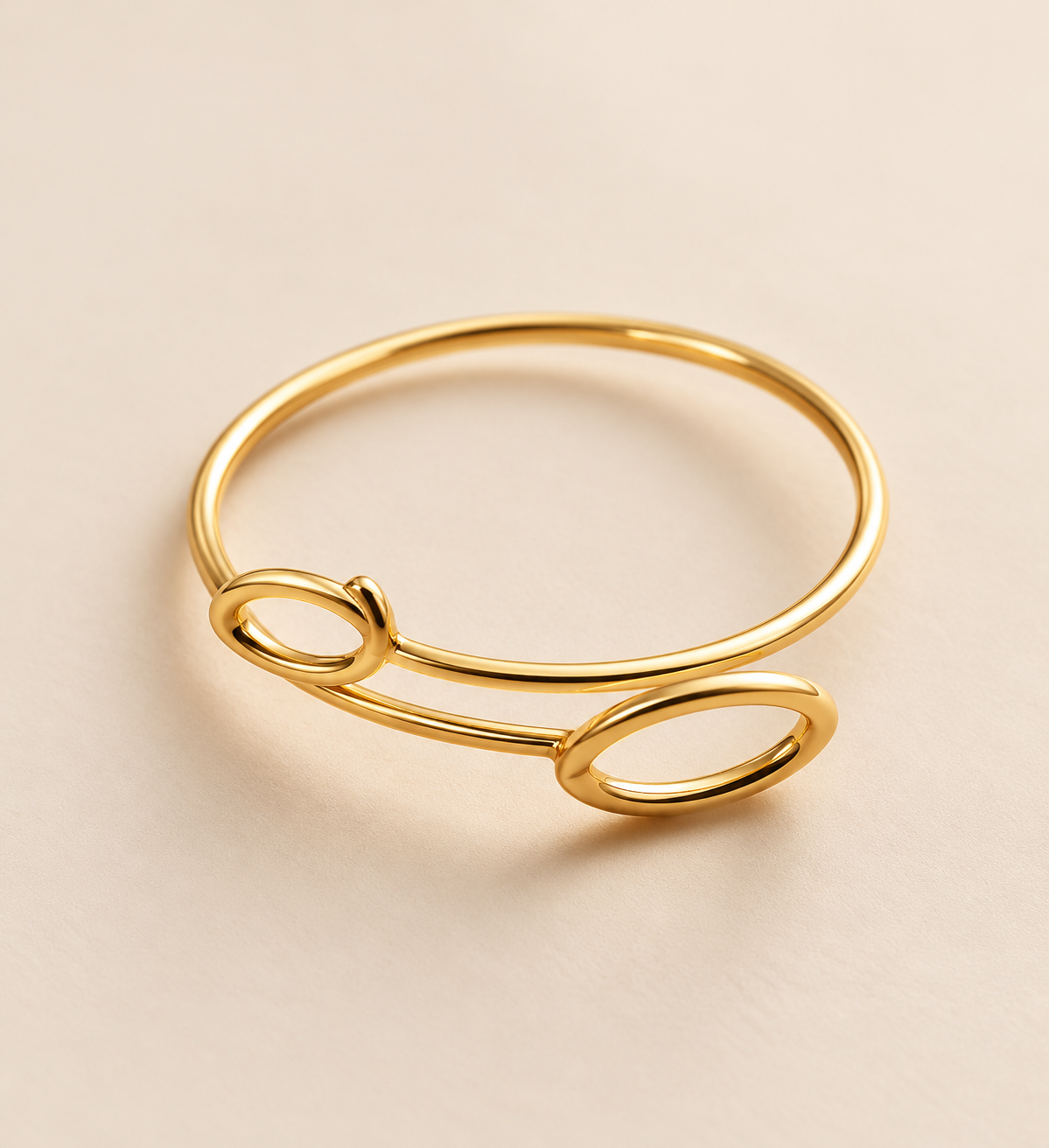 Bali Golden Infinity Ring