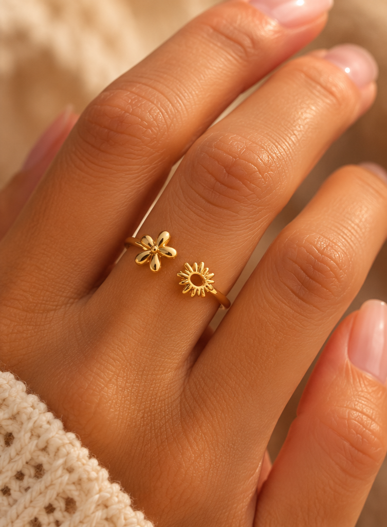 Bali Golden Bloom Ring