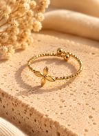 Bali Golden Flower Ring