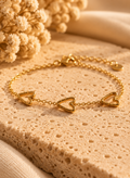 Bali Golden Triple Love Bracelet