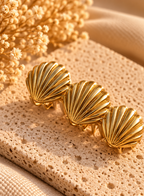 Golden Ocean Shell Hair Clip
