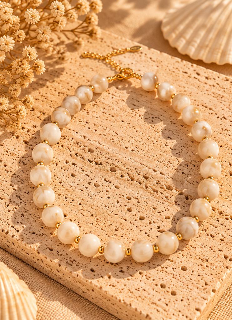 Bali Sand Bead Necklace