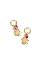 Bali Sun Charm Earrings