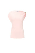 Bali Soft Pink Off-Shoulder Top