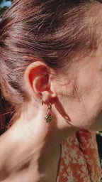 Bali Sun Charm Earrings