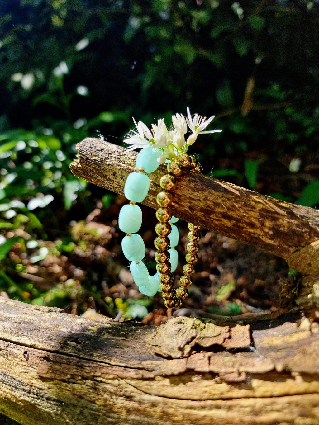 Bali Lagoon Bead Bracelet Set