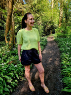 Bali Lime Bow Knit Top
