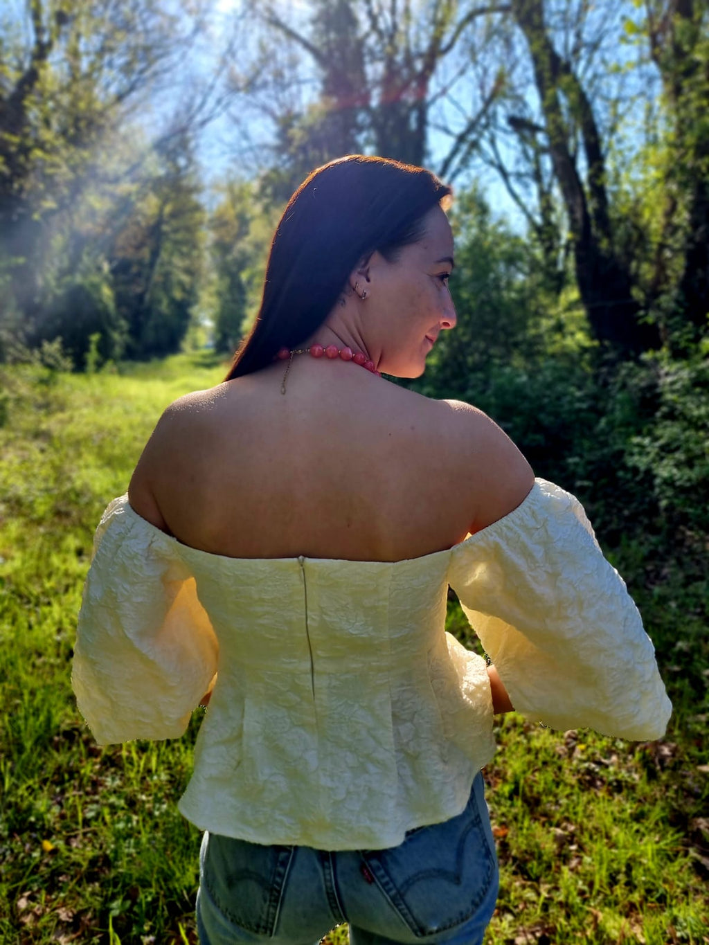 Bali Pearl Puff Top