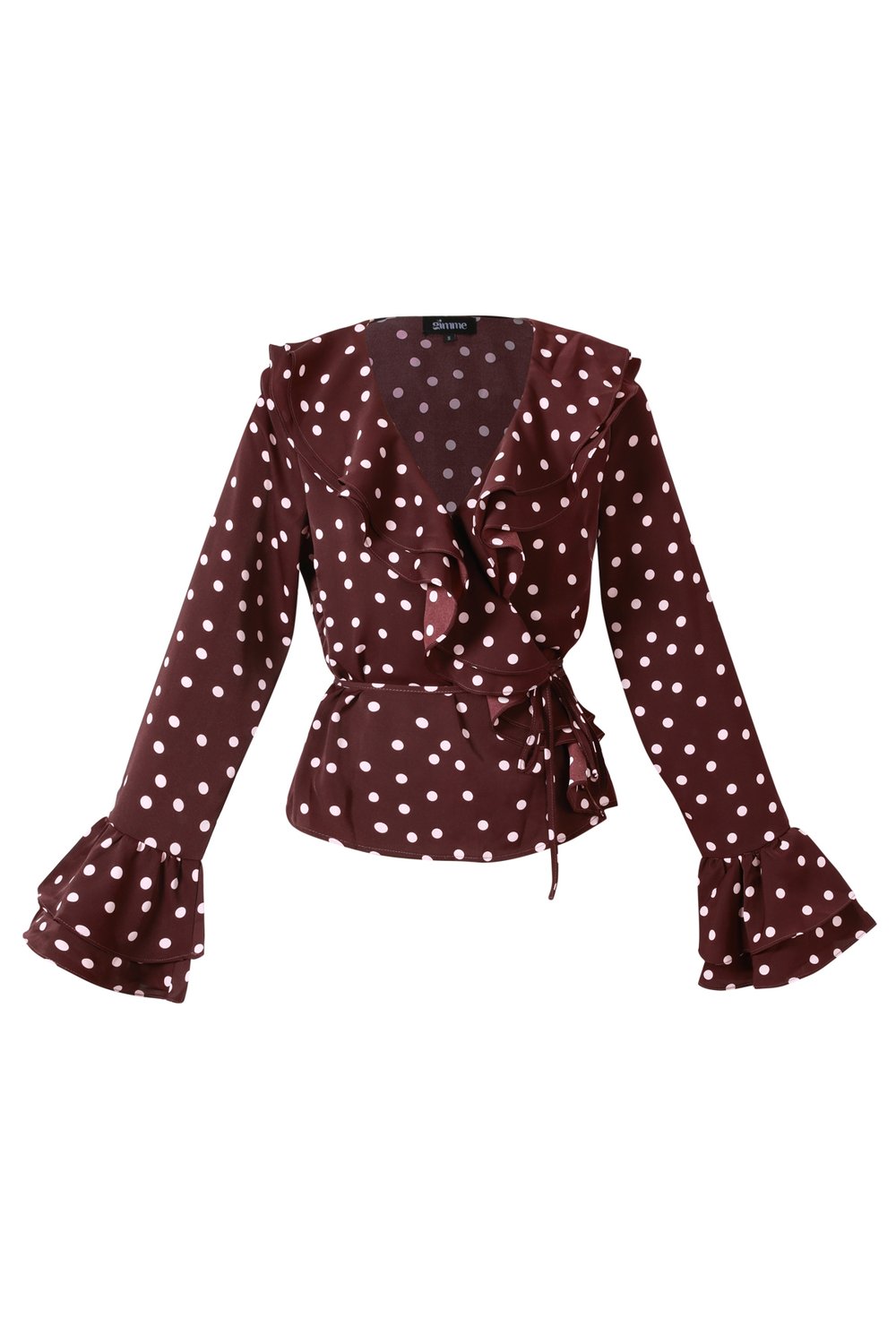 Bali Cocoa Dots Blouse